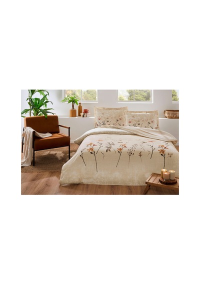 Ramas Secas King Size Nevresim Takımı Krem