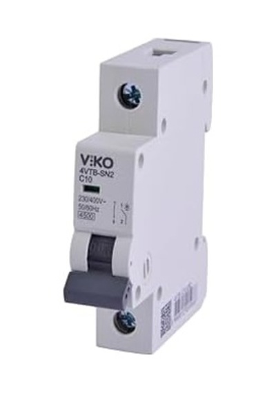 4vtb-1c10 Otomatik Sigorta 4,5ka C Tipi 1 Kutup 10a
