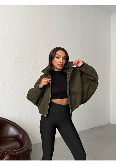 Verymoda Kaşe Mont F2047 Haki