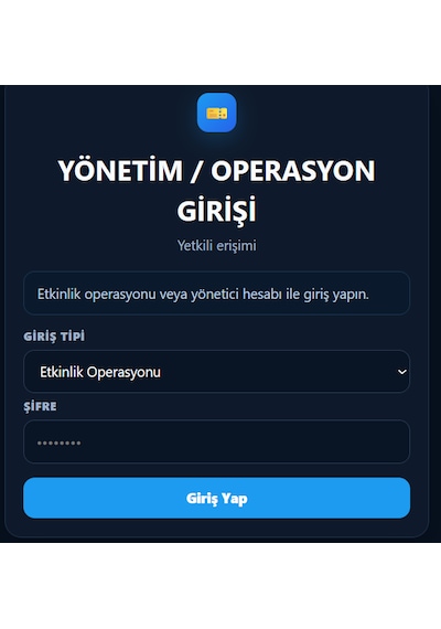 Fuar Etkinlik Bilgi Panosu Modülü Wifi Bağlantılı 750 Etkinlik Kapasitesi Uzaktan Yönetim