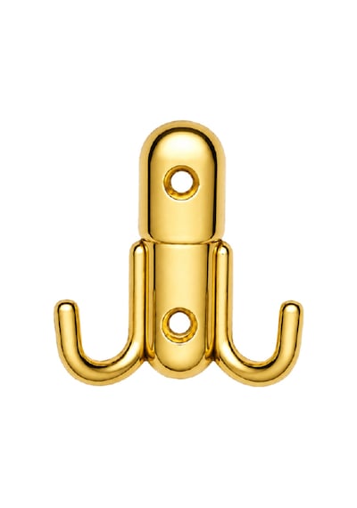 Roket Askı, Metal Vestiyer Askısı, 37 Gr, Dolap Ve Duvar Askılığı, Altin Vidalı Altın