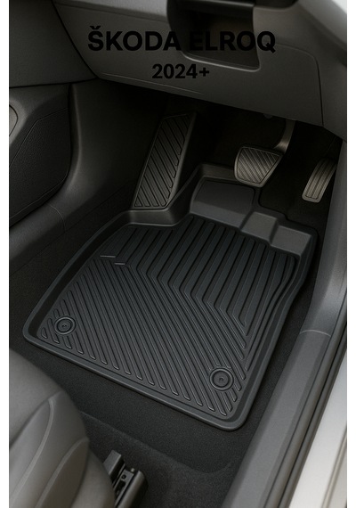 Skoda Elroq 2024+ Uyumlu 3d Oto Paspas Premium