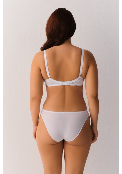 Suwen Lace Deluxe Desteksiz Balenli Sütyen Sw4056101 Beyaz