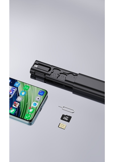 Seyahat Kiti, 7 In 1 Çok Işlevli Type-c, Usb, Micro Lighting Port, Apple Uyumlu iPhone, Android, Pc Çevirici