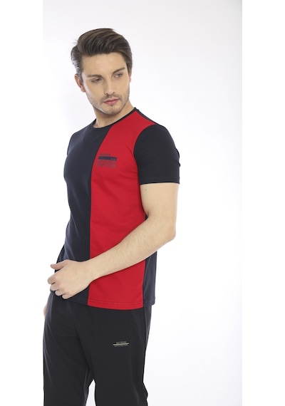 Escetic Erkek Spor, Abd Pike Interlok 1. Kalite Kumaş Lacivert Slimfit Bi Lacivert