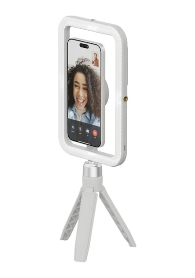 Shiftcam Snapstudio Light Manyetik Led Ring Işık, Ayarlanabilir Parlaklık Ve Renk Sıcaklığı, Usb-c Ş Beyaz