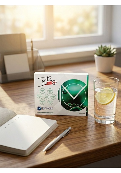 One More B12 Plus Transdermal Vitamin Bandı B12, Folik Asit, C & D Vitamini - 32 Adet