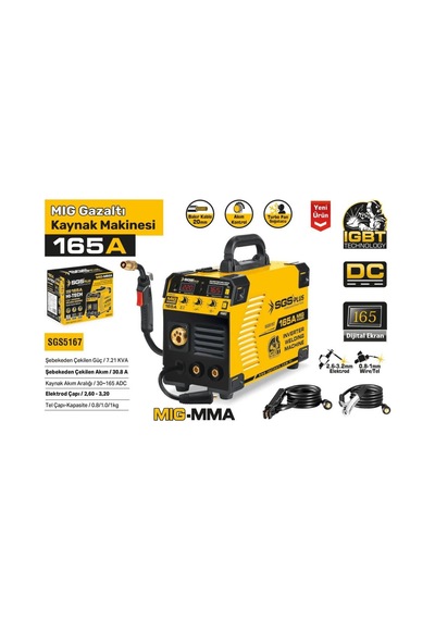 Sgs Sgs5167 Mıg Gazaltı Kaynak Makinesi 165a