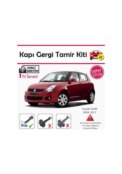 Barrer Suzuki Swift Kapı Gergi (Limitör) Tamir Kiti 2004-2017