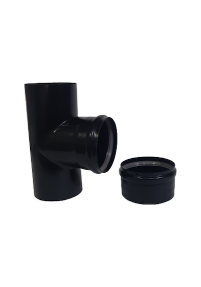 80 mm Çapında Te Modül Ve Kapak Tam otomatik pelet sobalar için