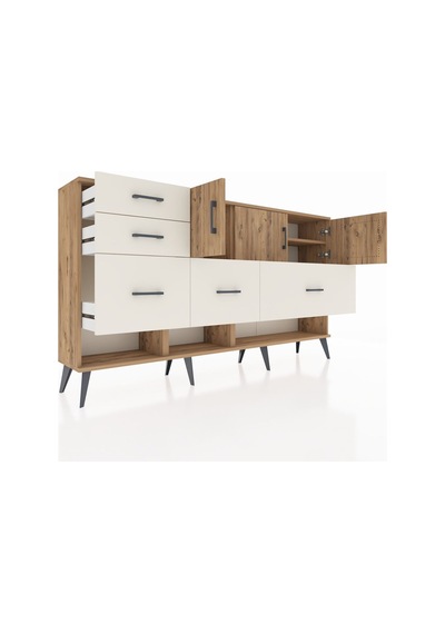 Arges Konsol 3 Raflı 5 Çekmeceli 3 Kapaklı 176x30x99 Çam-çam/aytaşı Atlas Çam/aytası - Atlas Çam Arges Konsol 3 Raflı 5 Çekmeceli 3 Kapaklı 176x30x99 Çam-çam/aytaşı Atlas Çam/aytası - Atlas Çam