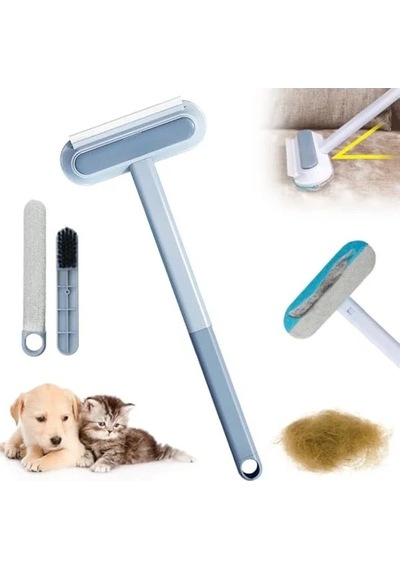 Çok Yüzeyli Temizlik Aparatı - Kedi Ve Köpek Tüy Toplama Fırçası