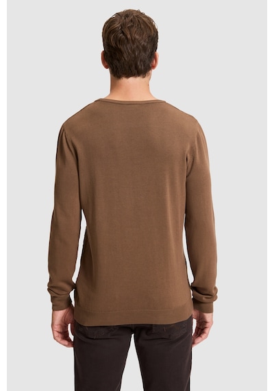 U.S. Polo Assn. Erkek Koyu Kahverengi Basic Kazak 50307928 Vr084