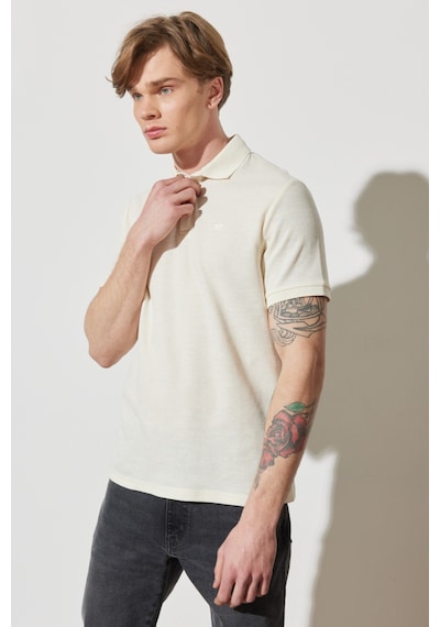 Wrangler Erkek Polo T Shirt W231325104 Krem