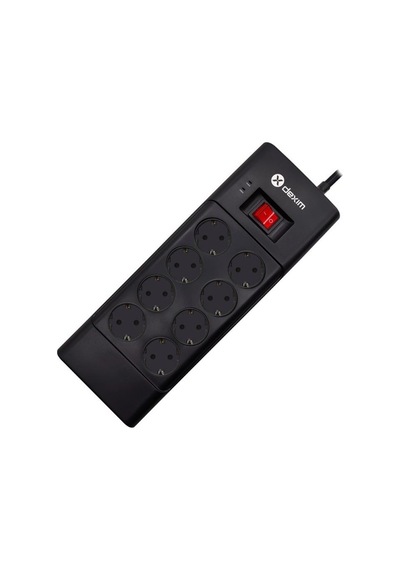 Dexim Sp08dg 8port Akım Koruyucu Priz Siyah 1.8 Metre