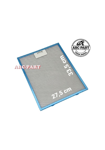 Vestel Uyumlu Ad 6011 B Davlumbaz Alüminyum Filtre 27,5x33,5 Cm - 1 Adet