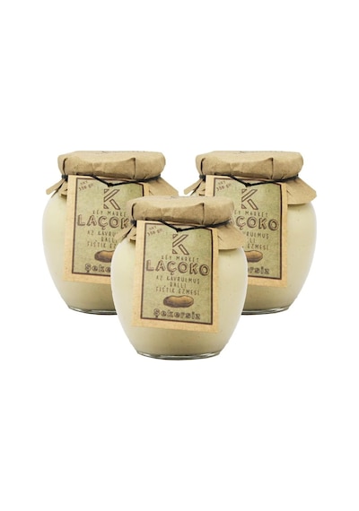 Laçoko 1050 Gram Şekersiz, Katkısız, Glutensiz, Doğal Az Kavrulmuş Çiğ Ballı Yer Fıstığı Ezmesi 1050 Gr 0.75 LT - 2.5 LT - 12 KG