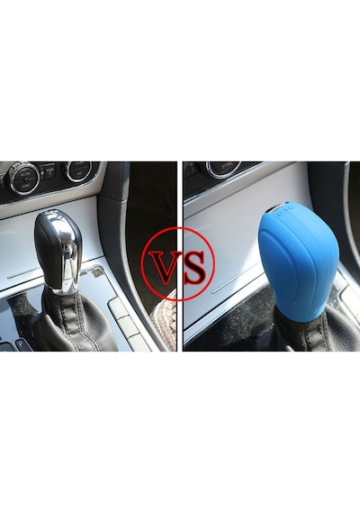 Dsg Vites Topuzu Kılıfı - Volkswagen Skoda Golf Passat Octavia Superb Leon Dsg Vites Topuzu Kılıfı Mavi
