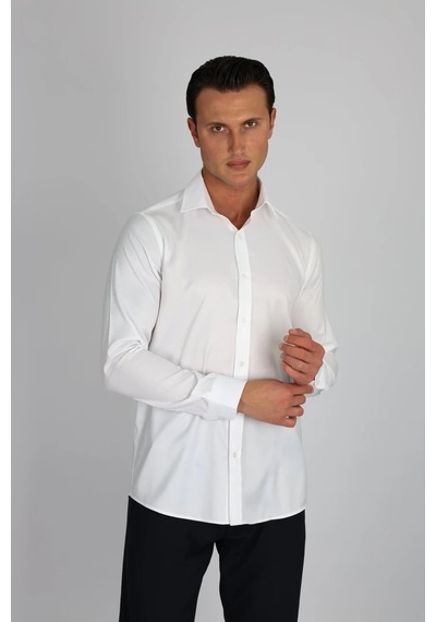 Enzo Ferretti Enzo Ferrettı Ef16 S 900 Beyaz Non-ıron Çift Kat İplik, Slım Fıt,erkek Gömlek Beyaz Enzo Ferretti Enzo Ferrettı Ef16 S 900 Beyaz Non-ıron Çift Kat İplik, Slım Fıt,erkek Gömlek Beyaz