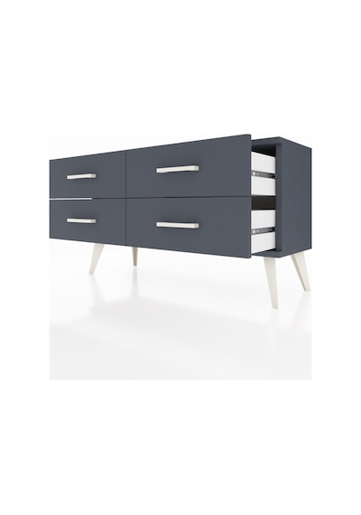 Arges Şifonyer 4 Raflı 88x30x48 Antrasit-antrasit Antrasit Arges Şifonyer 4 Raflı 88x30x48 Antrasit-antrasit Antrasit