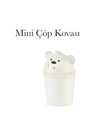 Masaüstü Çöp Kovası Mini Çöp Kutusu Tezgahüstü Qlux Bpa İçermez