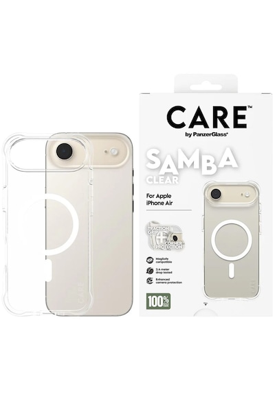 Panzerglass Care Apple iPhone Uyumlu  17 Air Fashionable Case Samba Magsafe Şeffaf Kılıf