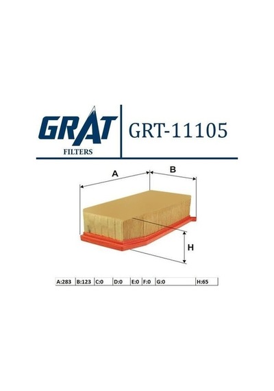 Hava Filtresi Grat 11105/bx Clio Iv Duster Iı Oem 165467674r