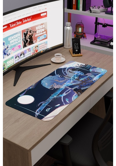 Ayato Genshin Impact Anime Gacha V4 - 70x30 Xl Gaming Mouse Pad Fare Altlığı