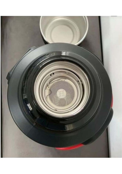 Paslanmaz Çelik 4 Litre Avcı Termos 24 Saat Sıcak 48 Saat Soğuk Kamp Piknik Seyahat Siyah