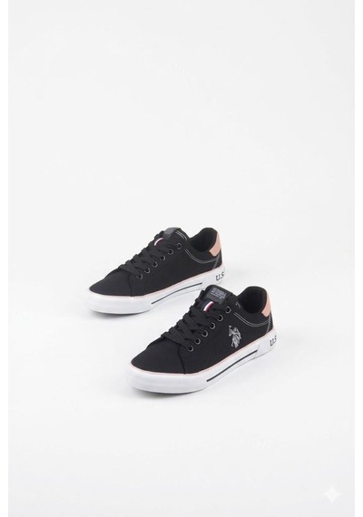 U.s. Polo Assn. Rachel 6fx Keten Orijinal Ürün Sneaker Kadın Ayakkabı Siyah