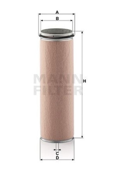 Mann-av Hava Fıltresı Ic Man F90 19.422 D2866 90 96 AOD-MANN CF1600
