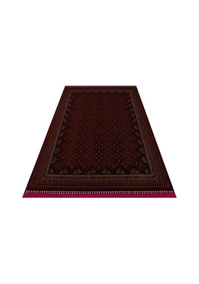 Sateen Afghan Sfg 01 Red Afgan Desenlerine Sahip Hav Vermeyen Özel İplerle Dokunan Yıkanabilir Ve Özel Kaymaz Tabanlı Sık Dokuma Makine Halısı Kırmızı Sateen Afghan Sfg 01 Red Afgan Desenlerine Sahip Hav Vermeyen Özel İplerle Dokunan Yıkanabilir Ve Özel Kaymaz Tabanlı Sık Dokuma Makine Halısı Kırmızı