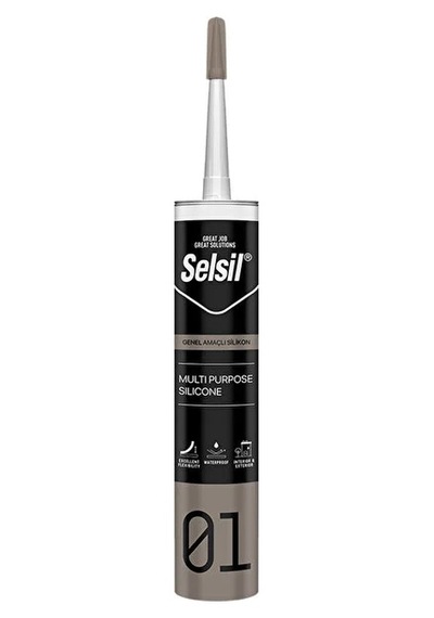Genel Amaçlı Silikon 280gr Siyah