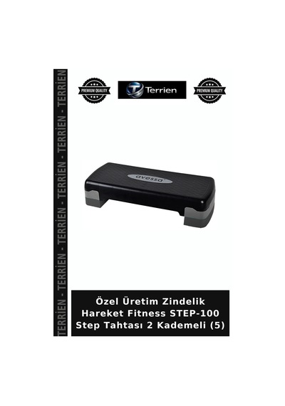 Özel Üretim Zindelik Hareket Fitness Step-100 Step Tahtası 2 Kademeli 5