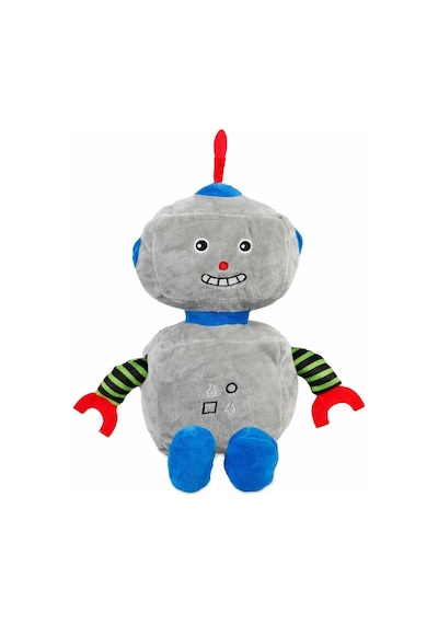 Sevimli Peluş Robot 30-35 Cm - Teknolojik Temalı Soft Çocuk Ve Uyku Arkadaşı