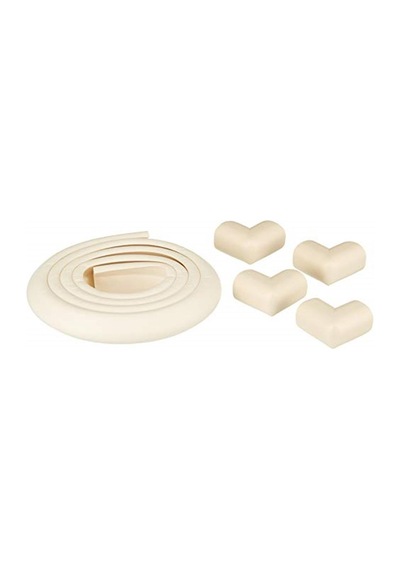Agubugu Baby Agu-049 Krem Jumbo Kenar + Köşe Koruyucu - Krem, Beyaz