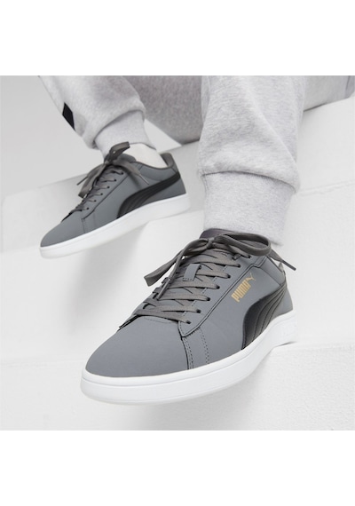 Puma Smash 3.0 Buck Unısex Spor Ayakkabı 39233602 Gri