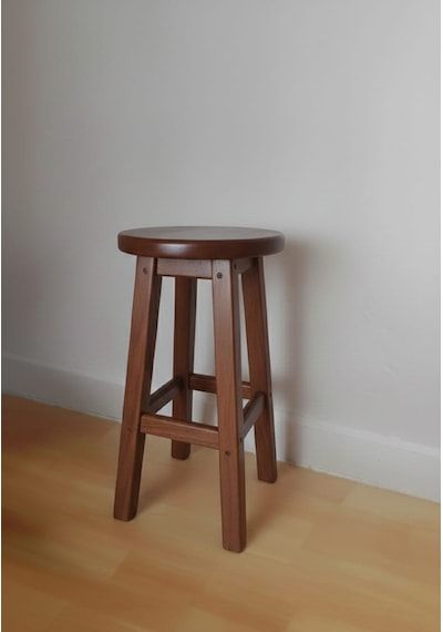 Ahşap Tabure 55 Cm / Arbrestore Ceviz