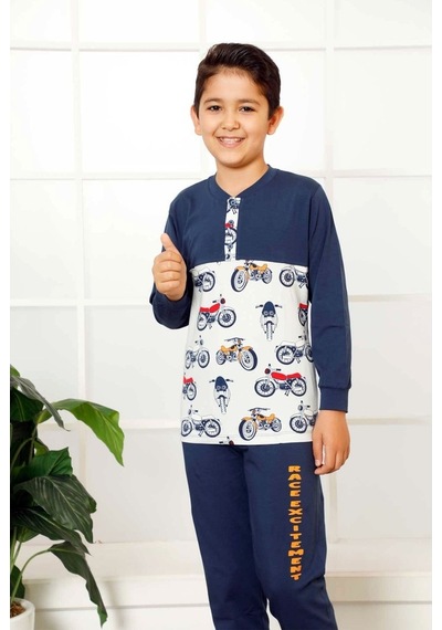Alimer Erkek Çocuk Uzun Kollu Pijama Takımı Edy5162Uk