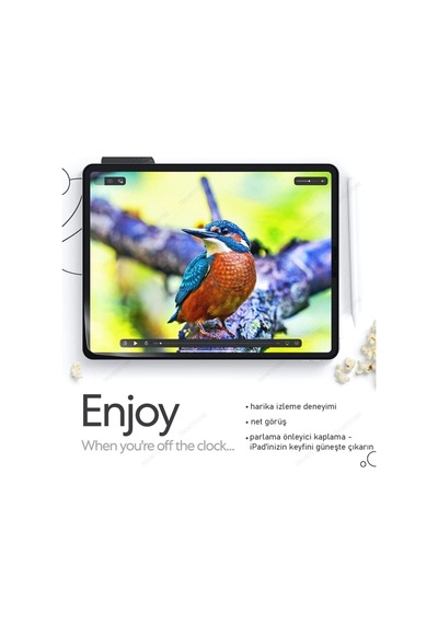 Xiaomi Mi Pad 5 Paper-like Ekran Koruyucu Kağıt Hisli Kırılmaz Cam Kaymaz Mat Yüzey