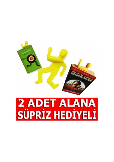 Adam Şeklinde Kitap Okuma Ayracı Roman Edebiyat Kitaplık Ayraç
