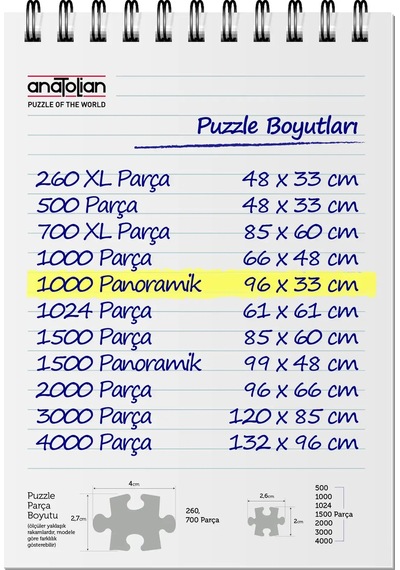 Anatolian 1000 Parçalık Puzzle - Sultanahmet Cami 3194