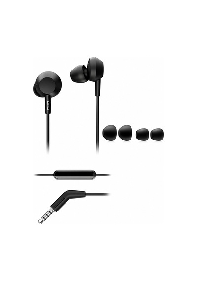 Philips TAE4105BK/00 Pure Bass Mikrofonlu Kulak İçi Kulaklık