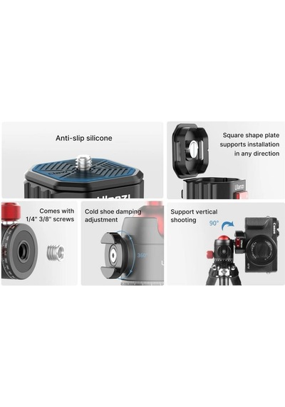Ulanzi U-100 Pratik Ball Head Tripod Kafa
