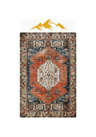 Modern Sisal Serisi Dijital Baskı Sisal Dokuma Halı Slh049 Renkli
