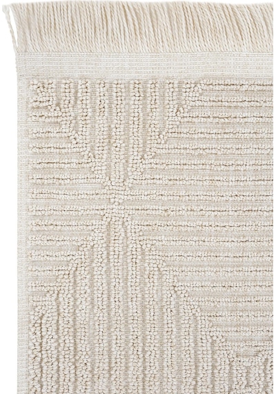 Cool Halı Mirage Bej Kaymaz Taban Yıkanan Mutfak Kilimi Modern Dokuma İnce Yazlık Salon Kilim Halı