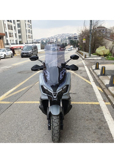 Motocam Sym Adx 300 Ön Cam 2024-2026 Model 75cm Füme Renkli 4mm Uzun