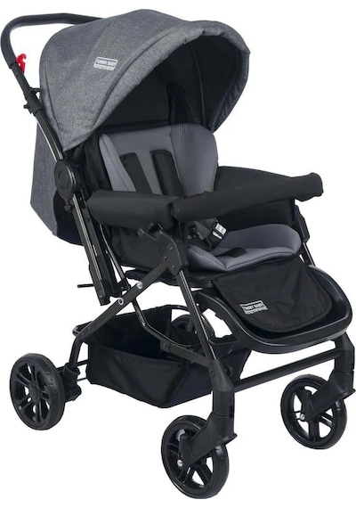 Tommy Baby Elegant Yenidoğan Seti Bebek Arabası Beşik Ana Kucağı Gri