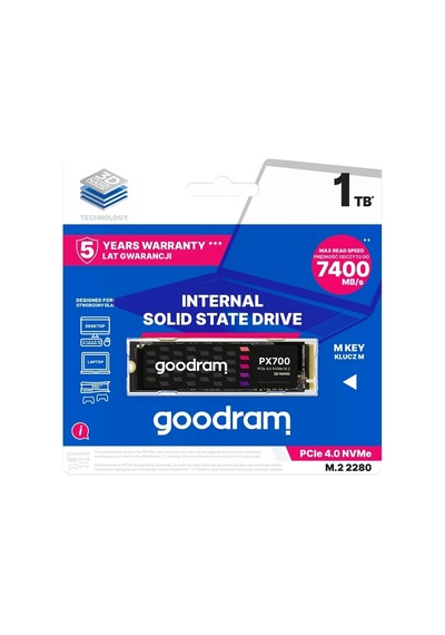 Goodram PX700 1 TB Nvme Gen4 5000/4000MB/S M.2 SSD