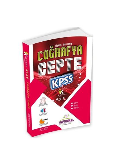 KPSS Coğrafya Cepte Konu-Soru-Cevap Ösym Analiz Serisi